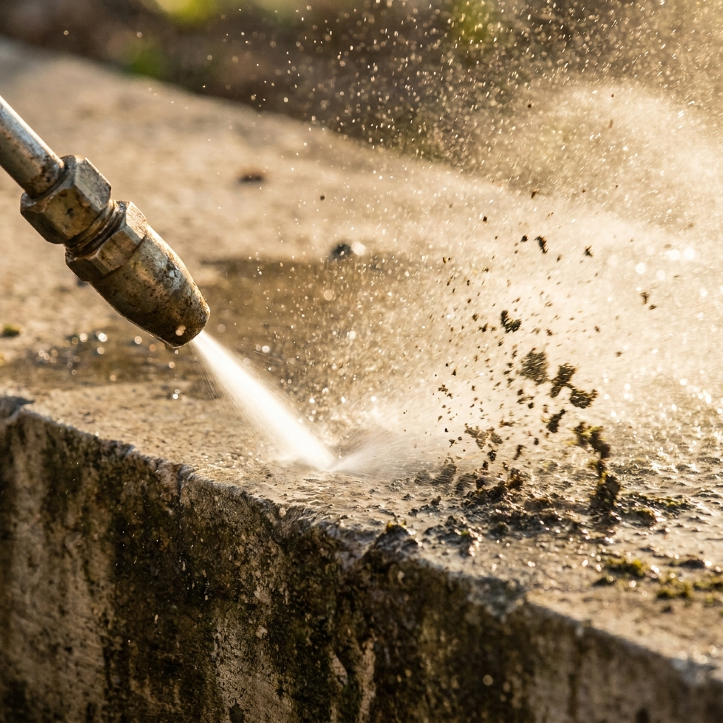 Concrete Pressure Washing